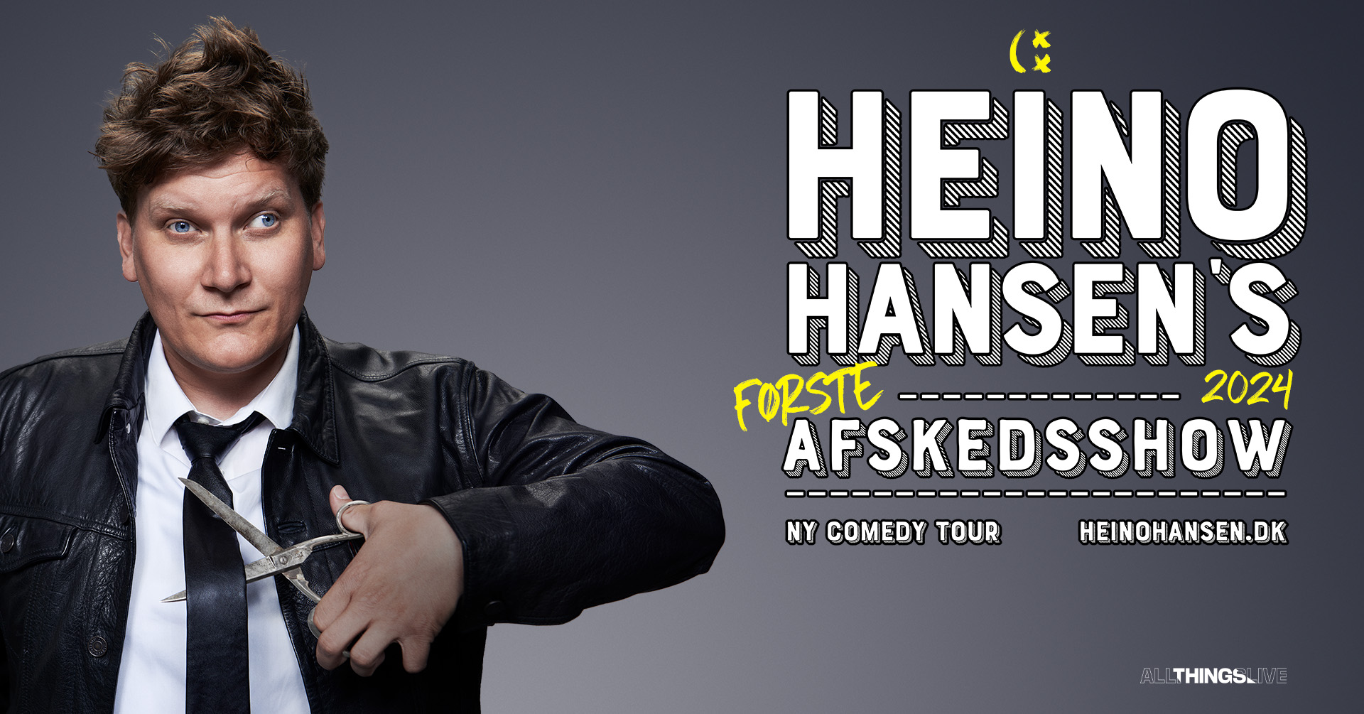 Stand-up comedy: Heino Hansen's første afskedsshow 2024