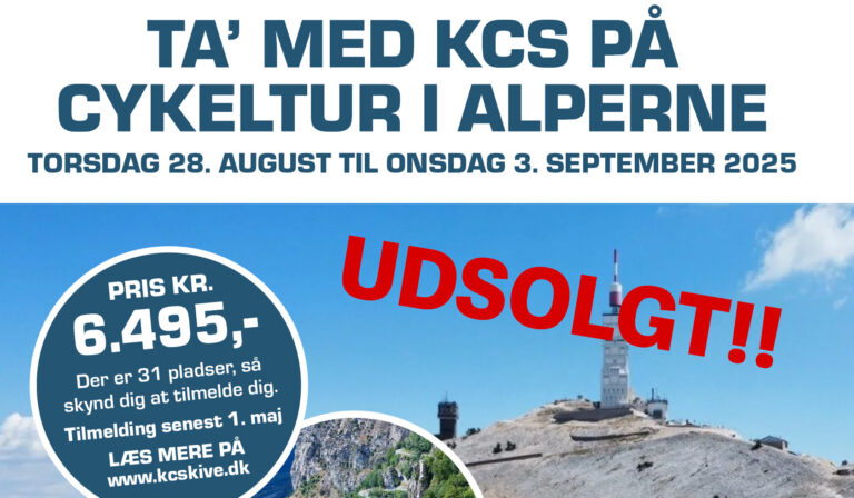 Cykeltur udsolgt