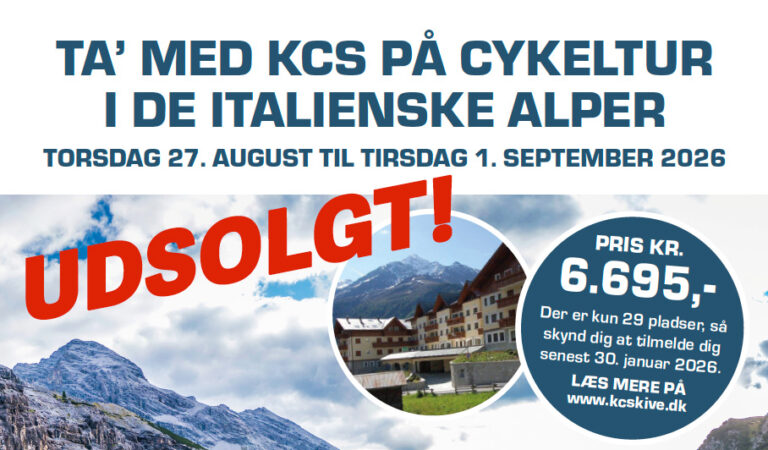 Cykelturen er udsolgt